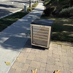 ULine under counter wine fridge
