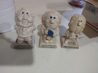 Vtg 1970's Russ Berrie Figurines