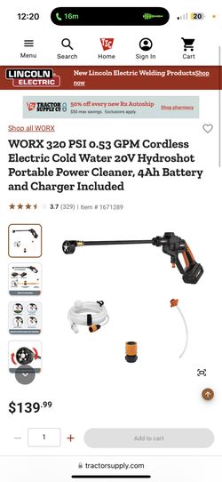 WORX Pressure Washer Gun