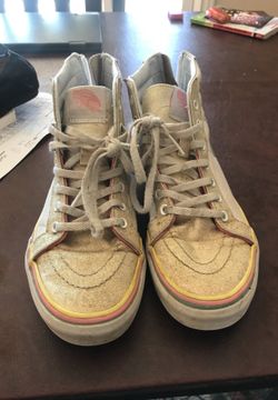 Vans unicorn hi-tops sz 4 girls