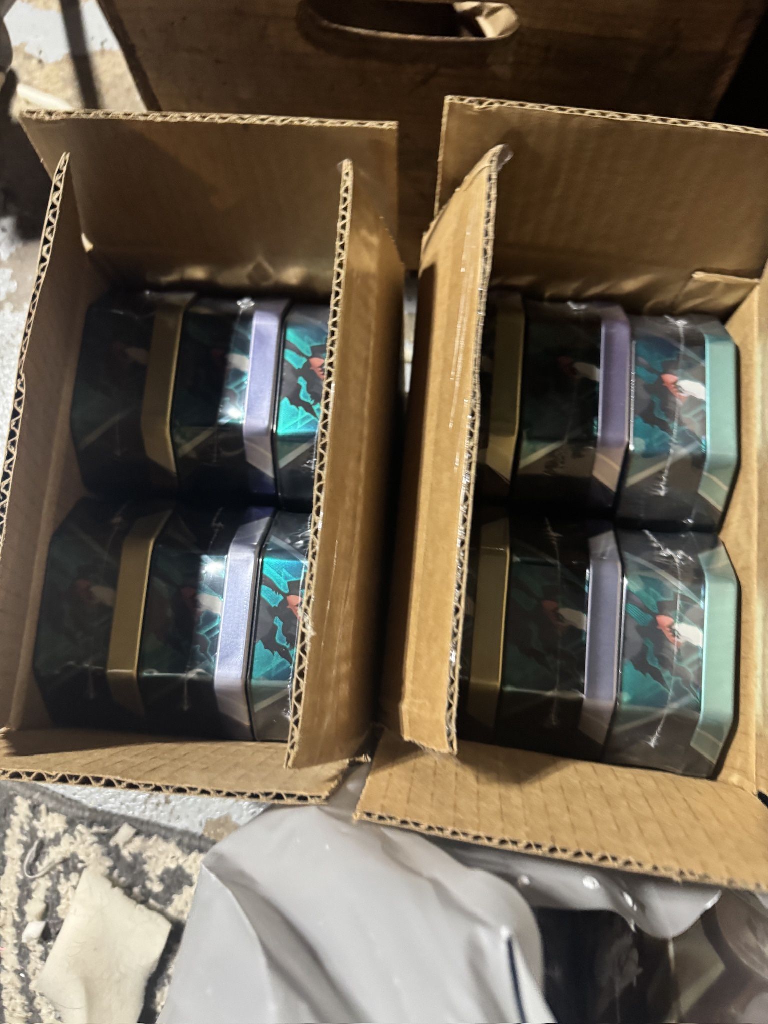 Two Boxes Of Pokémon Tins 2024 Edition Sealed New