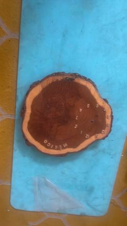 Handmade live edge wood slab wall clock