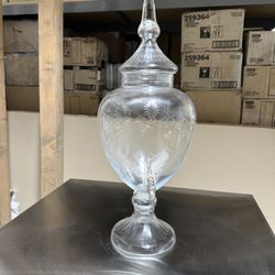 Glass apothecary Jar