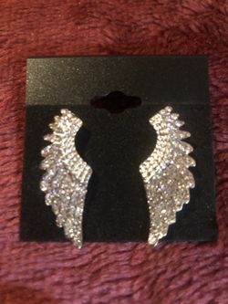 Angel wings earrings