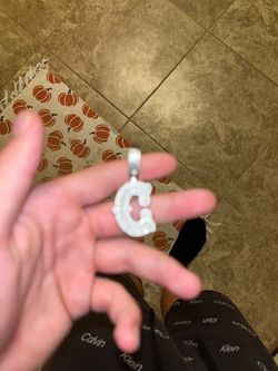 Letter C Initial Pendant
