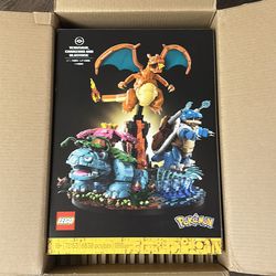 Brand New Sealed Lego Pokemon Charizard, Venusaur & Blastoise