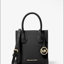 Michael Kors Mercer Extra Small Peddled Leather Crossbody Bag