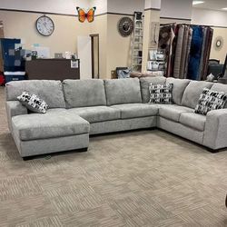 Ballinasloe Platinum Sectional Couch 