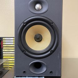 1) B & W speakers DM 601 S2 2) CC6 S2 center speaker  3) B & W original Floor Stands 