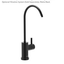 Moen F7660BL Sip Modern Drinking Water Beverage Faucet with Optional Filtration System (Sold Separately), Matte Black 