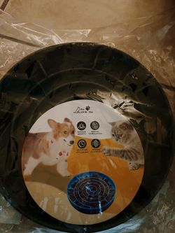 NEW Royal Blue Silicone Slow Feeder Dog Bowl & Lick Mat Set