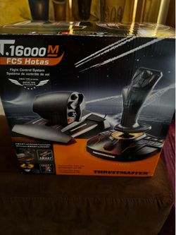 Thrustmaster T.16000M FCS HOTAS Flight Stick & Throttle – Complete in Box – PC