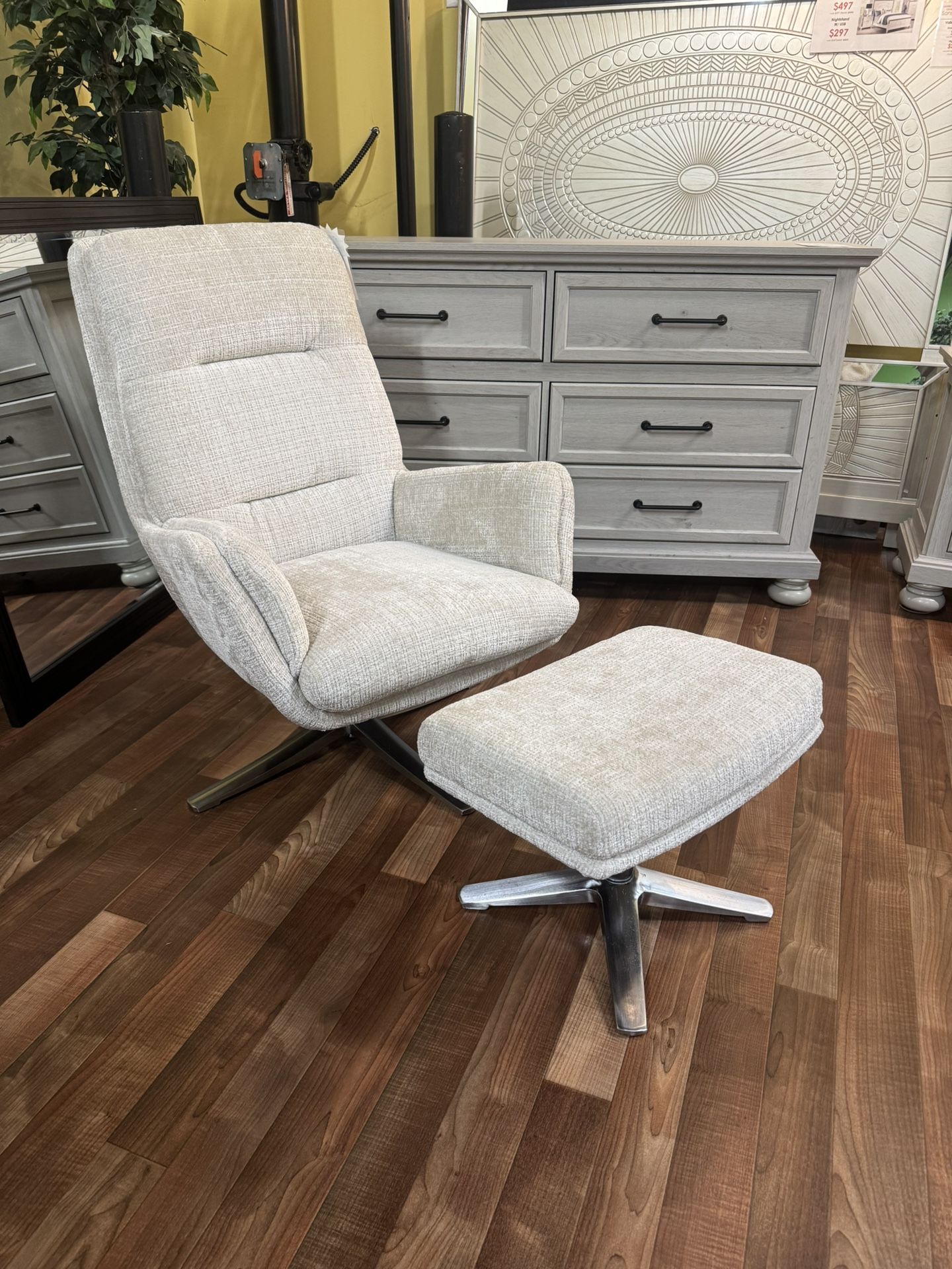 Parker Chair & Ottoman