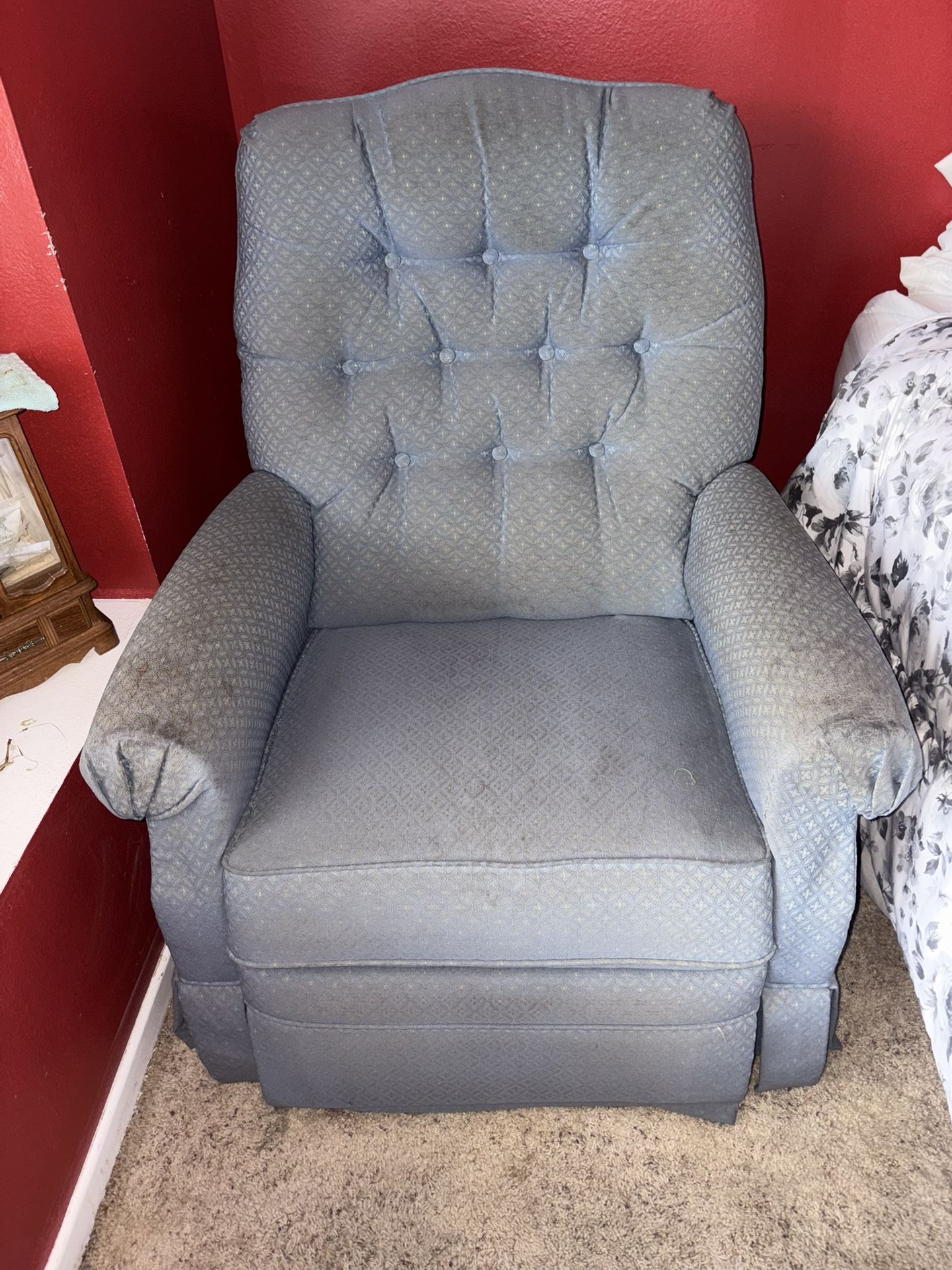 Blue Recliner