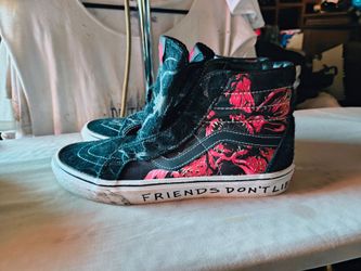 VANS Stranger Things Sk8-Hi 9.5M 11W Skate Sneaker Friends Don't Lie