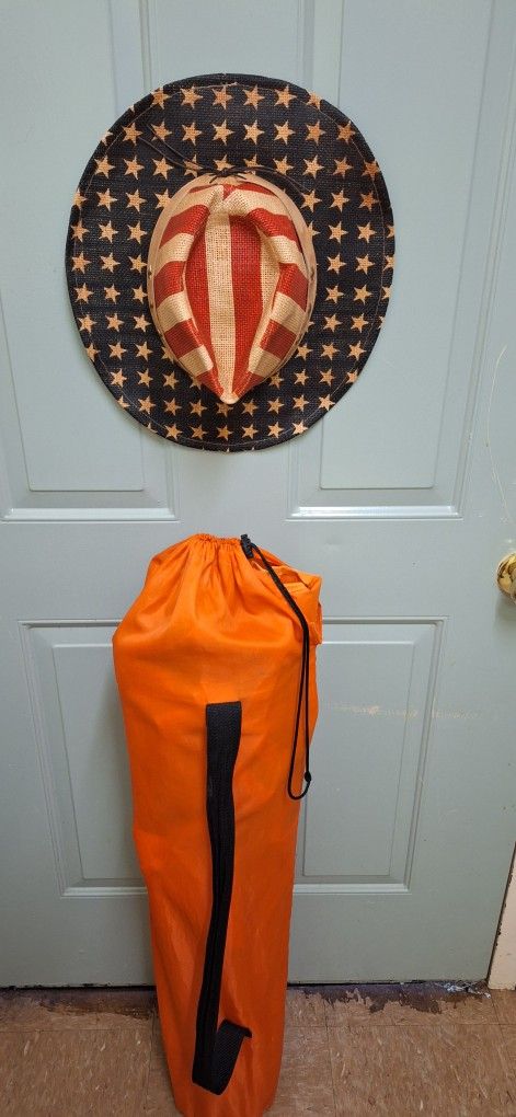 Adult Folding Chair and Adult Hat