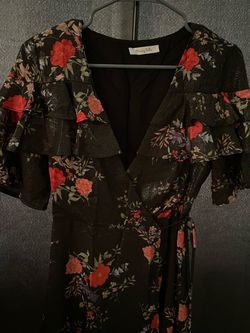 Floral Wrap Dress