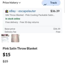 Satin Throw