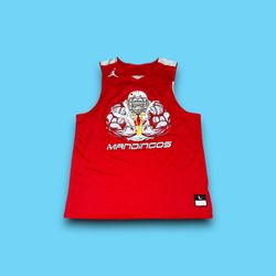 Vintage Air Jordan Mandingos reversible tank top jersey red men’s 2XL 