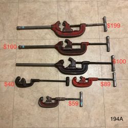 Rigid Hand Pipe Cutters