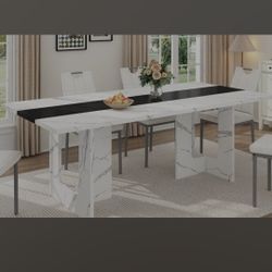 Farmhouse Wood Kitchen Table