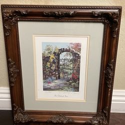 Marty Bell “ The Chideock Gate” Wood Framed Print