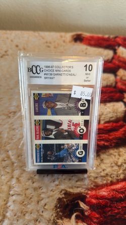 1996-97 Collector's Choice Mini-Card Garnett/O'Neal/Bryant BCCG 10
