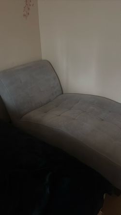 Gray lounge sofa