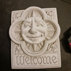 Vintage Handmade In USA Welcome Sign  