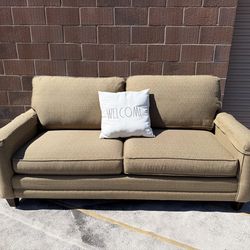 Bassett Tan LoveSeat