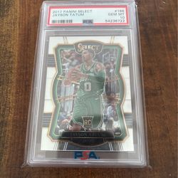 2017 Panini Select Jayson Tatum Premier Level Rookie PSA 10