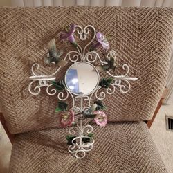 Decoritave Hanging Mirror/candle Holder