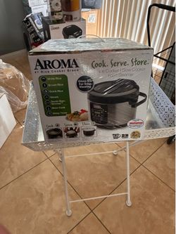 Aroma Rice Cooker snd Slow Cooker and Food Steamer