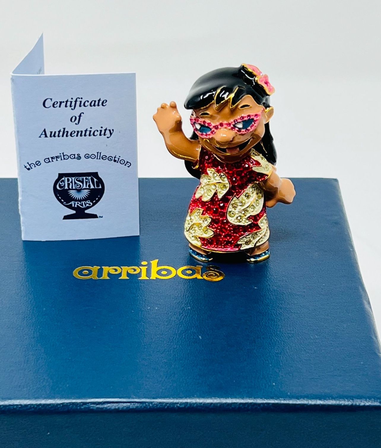 Disney Arribas Brothers Lilo From Stitch And Lilo Movie Made With Swarovski Crystal