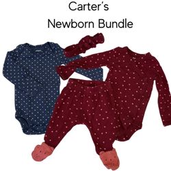 Carter’s Newborn Polka Dot Bundle – Girls 