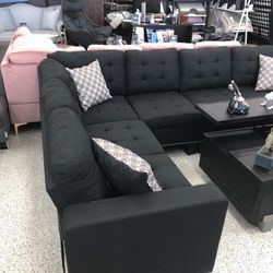 Black sectional