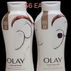 OLAY COCONUT OIL BODY WASH $6EA