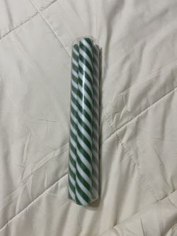 Set Of 3 Green Candy Cane Tapers Y