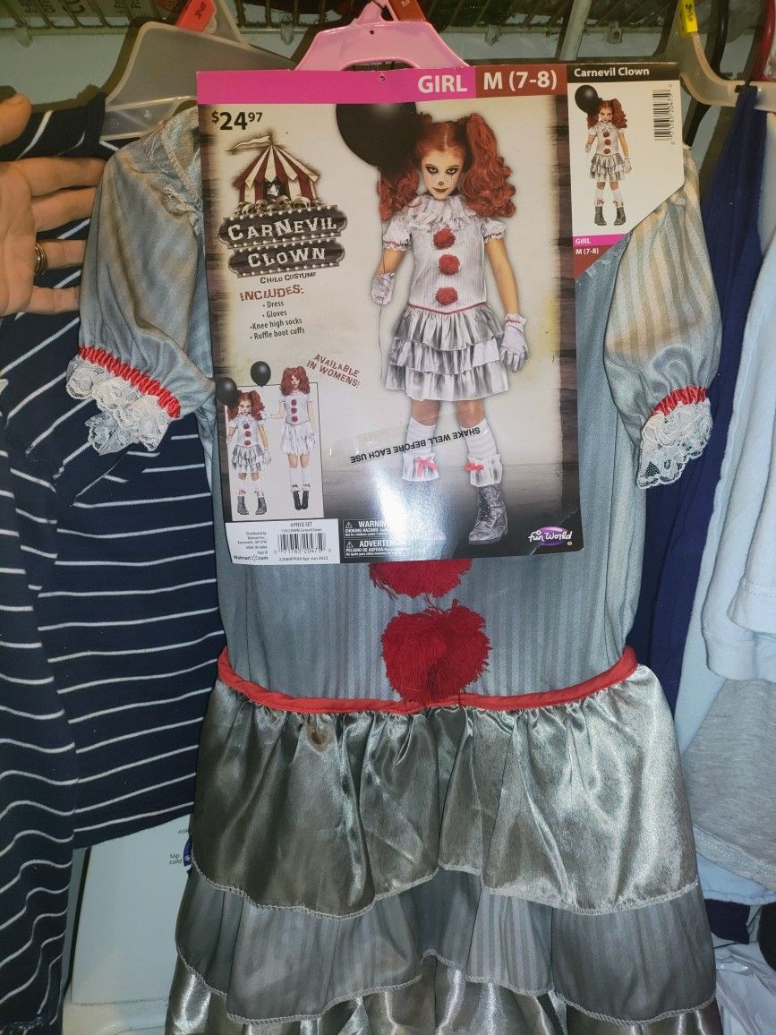 Girls Halloween Full Costume Brand New