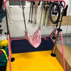 Kids Gymnastics Bar And Swing 