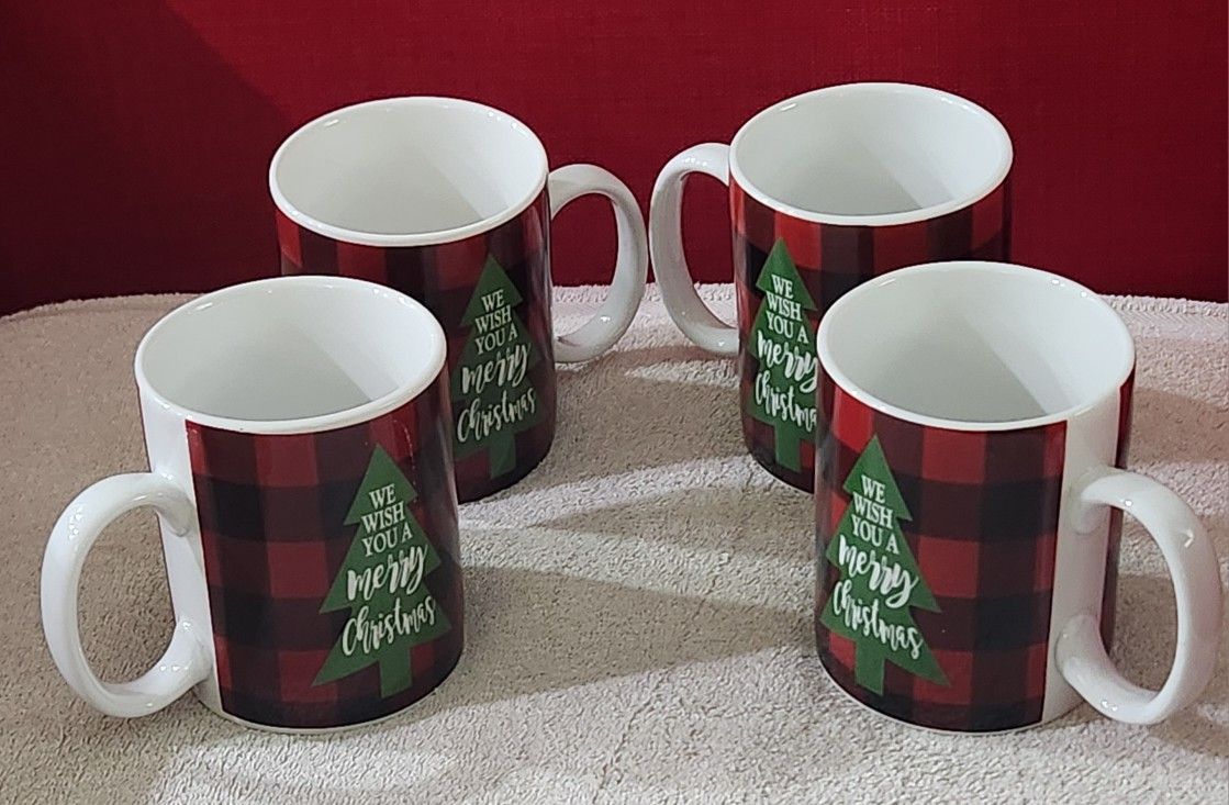 Set Of 4 Coffee Mugs