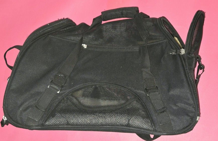 Black Small PET Carrier