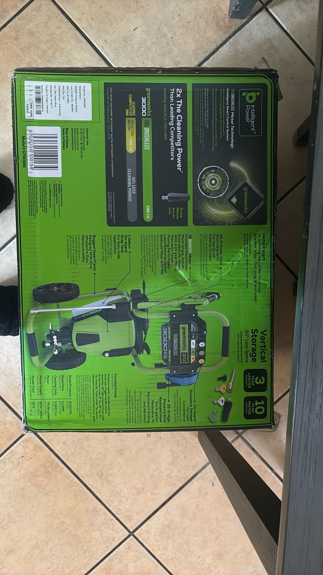 Electric Pressure Washer/Lavadora a presion electrica