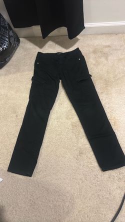 Girls cargo pants size 12 black