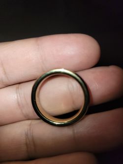 Tungsten carbide wedding band