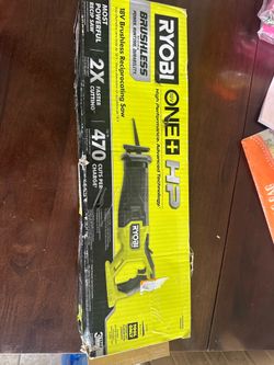 RYOBI ONE+ HP 18V Brushless Cordless Reciprocating Saw (model PBLRS02B)