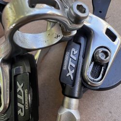 Front & Rear Shimano XTR SL-M970 3 x 9 Speed Tigger Shifter Set
