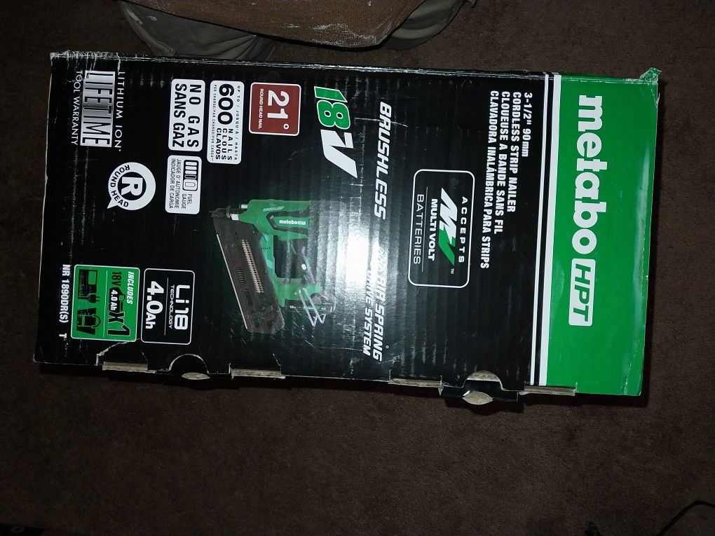 Metabo HTP Cordless Framing Nail Gun