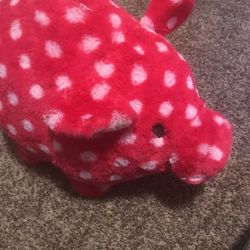 Big Pink Stuffed animal piggy bank