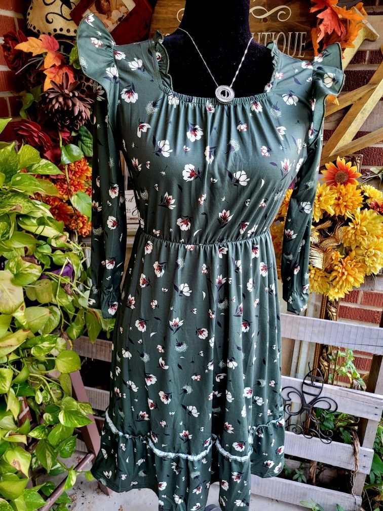 BesserBay Girl's Floral Dress